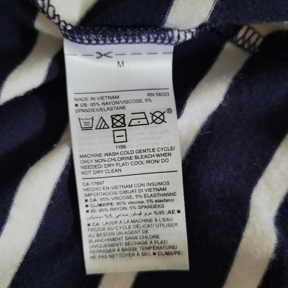 M - Old Navy - Striped Maxi Skirt - Blue white - Picture 9 of 10